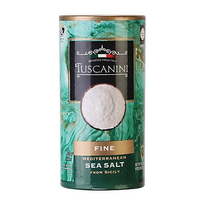 slide 1 of 1, Tuscanini Mediterranean Fine Sea Salt, 16 oz