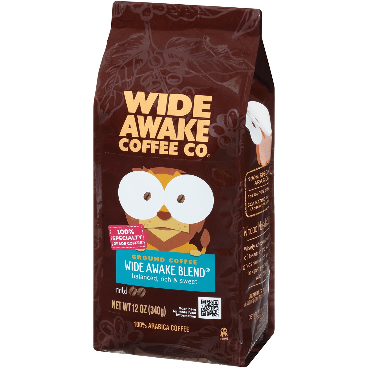 slide 2 of 9, Wide Awake Mild Roast Wide Awake Blend 100% Arabica Ground Coffee - 12 oz, 12 oz