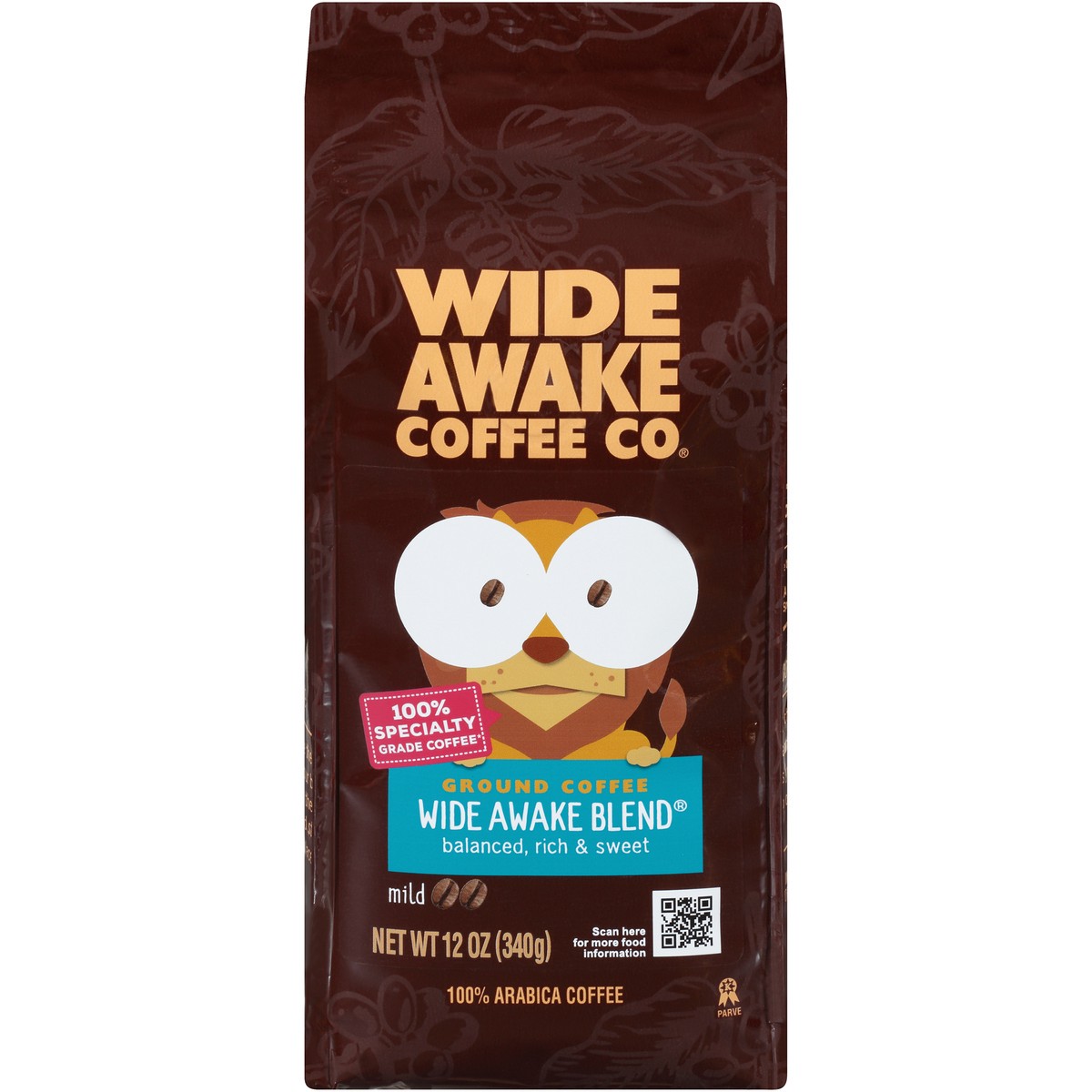 slide 1 of 9, Wide Awake Mild Roast Wide Awake Blend 100% Arabica Ground Coffee - 12 oz, 12 oz