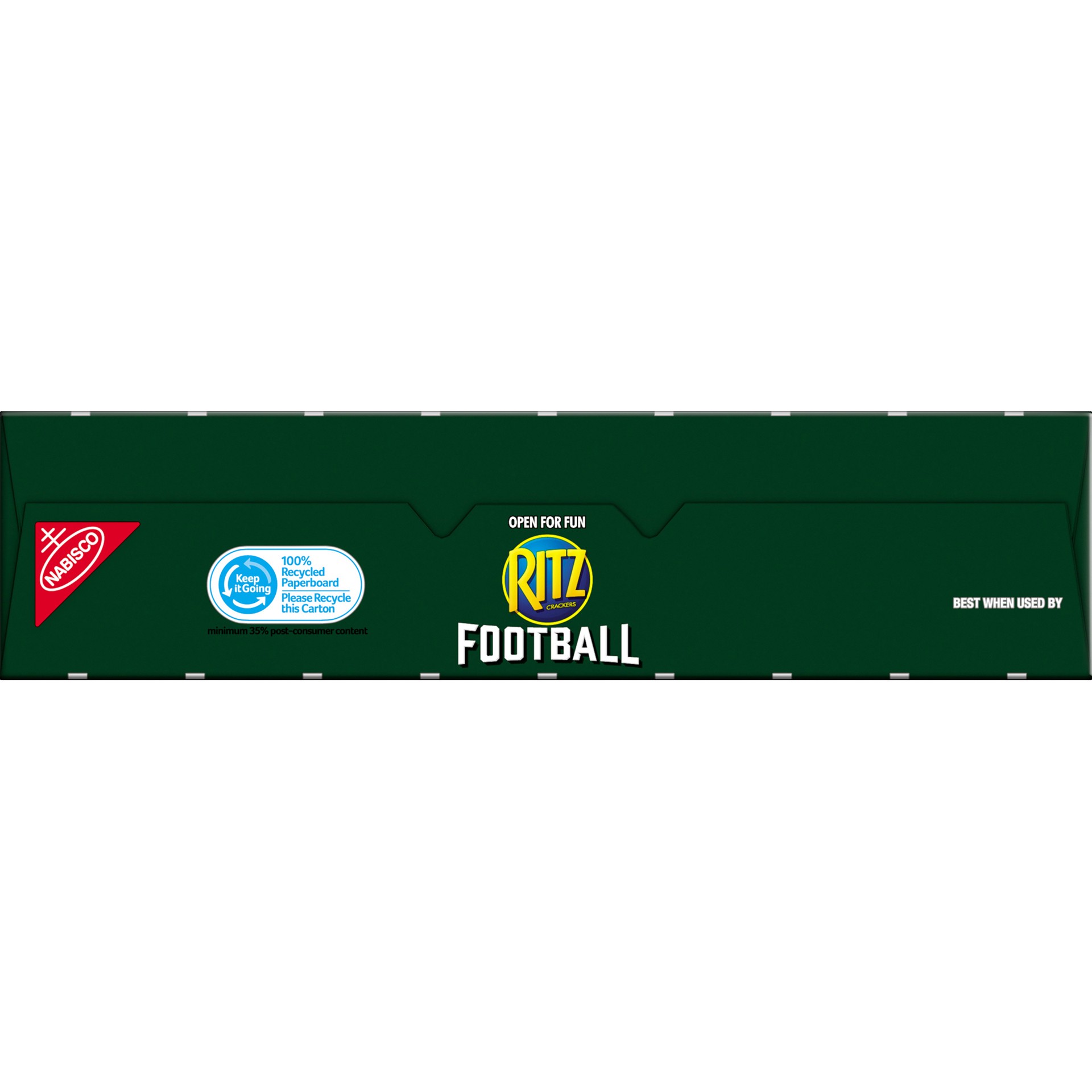 slide 2 of 5, RITZ Crackers, Original Flavor, Football Tailgate Edition, 1 Box (13.7 oz.), 1.01 lb