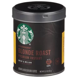 Starbucks Blonde Instant Premium Coffee - 3.175 oz