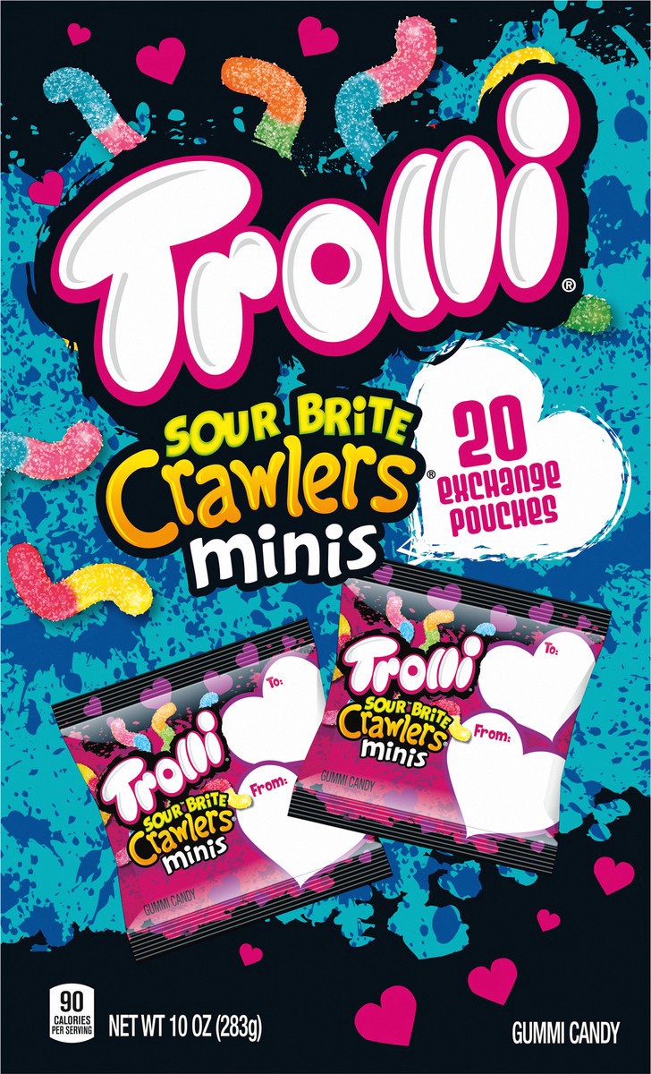 slide 7 of 9, Trolli Mini Sour Brite Crawlers Exchange Pouches - 10 oz, 10 oz