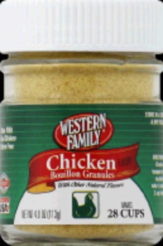 slide 1 of 2, Western Family Chicken Instant Bouillon, 4 oz