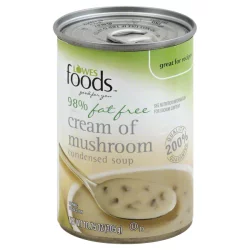 Lowes Foods Condensed Soup Cream Of Mushroom 98% Fat Free