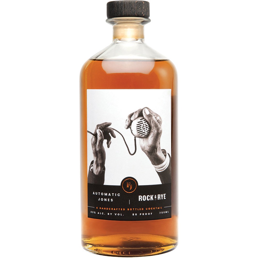 slide 1 of 1, Automatic Jones Rock & Rye, 750 ml