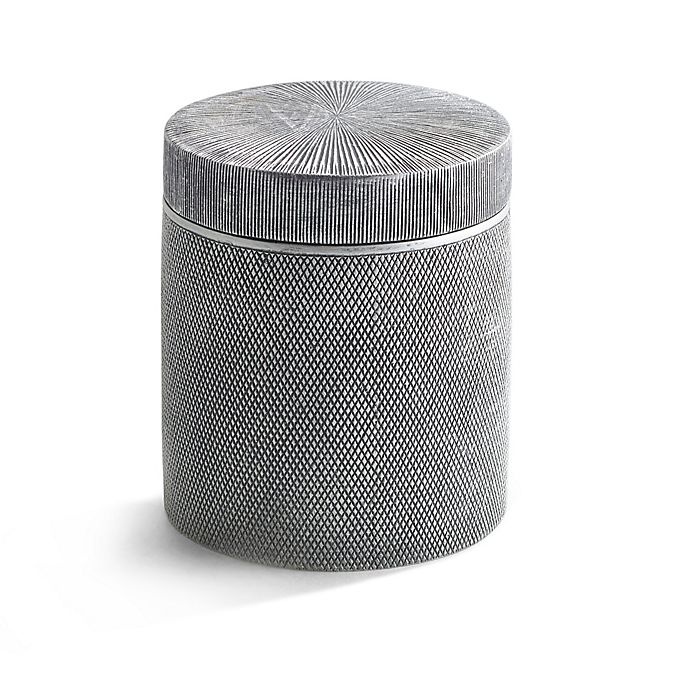 slide 1 of 1, Kassatex Mesh Cotton Jar - Grey, 1 ct