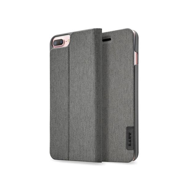 slide 1 of 1, LAUT Apex Knits Phone Case for iPhone 8/7/6 Plus - Gray, 1 ct