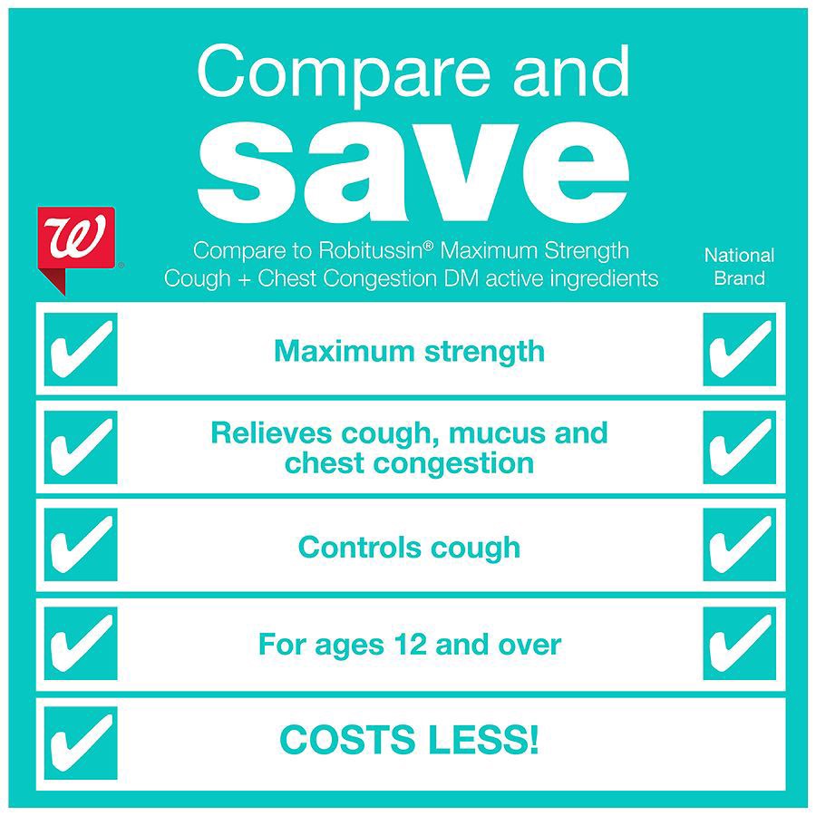 slide 2 of 5, Walgreens Wal-Tussin DM Max Raspberry Menthol, 4 oz
