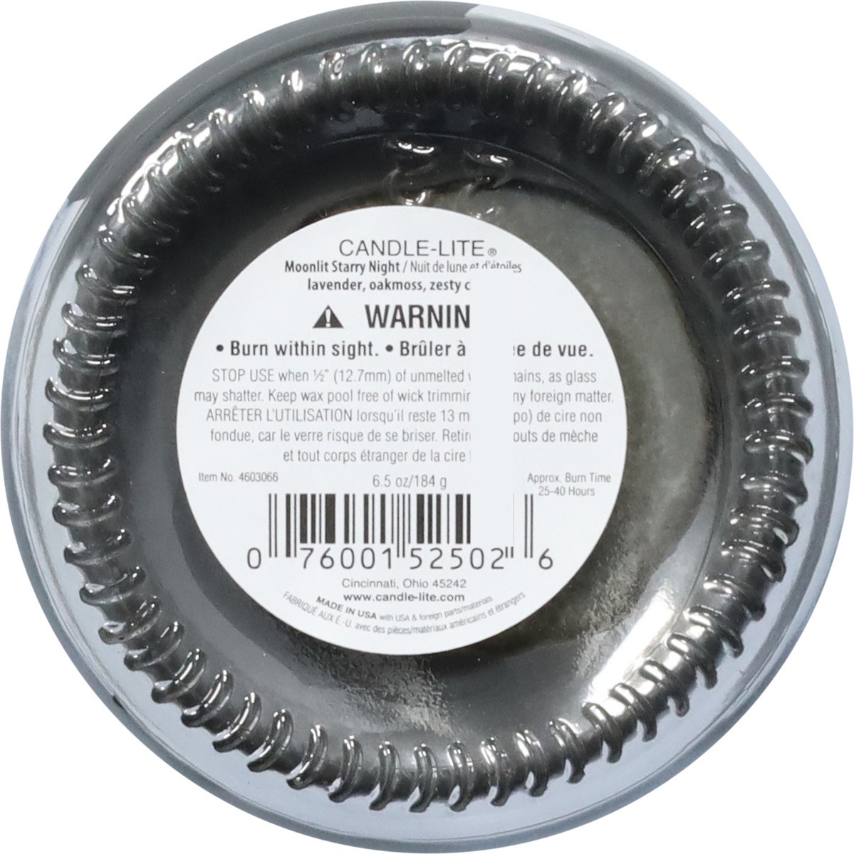 slide 11 of 12, Candle-Lite Moonlit Starry Night Candle 1 ea, 1 ct