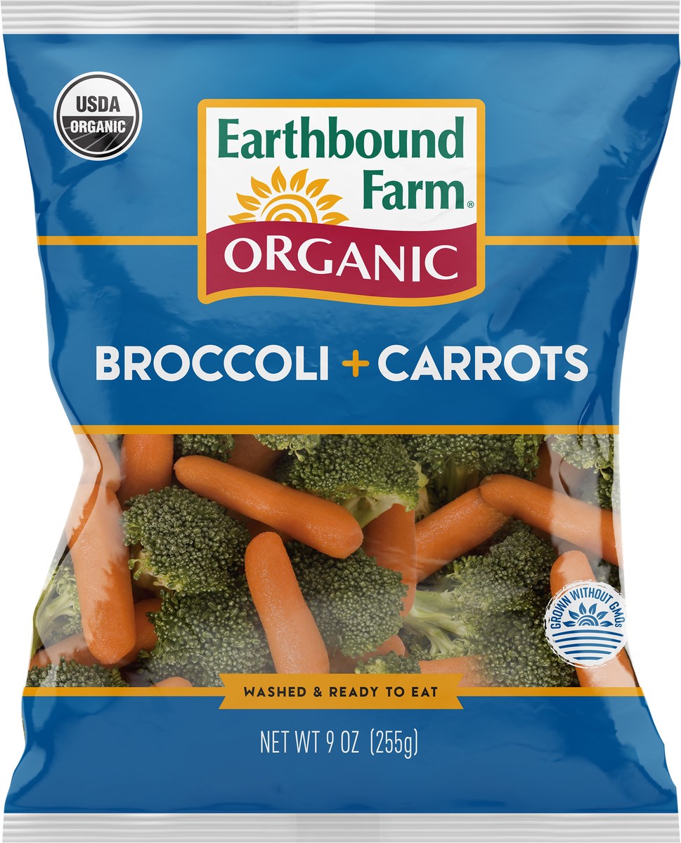 slide 4 of 6, Earthbound Farm Organic Broccoli + Carrot, 9 oz