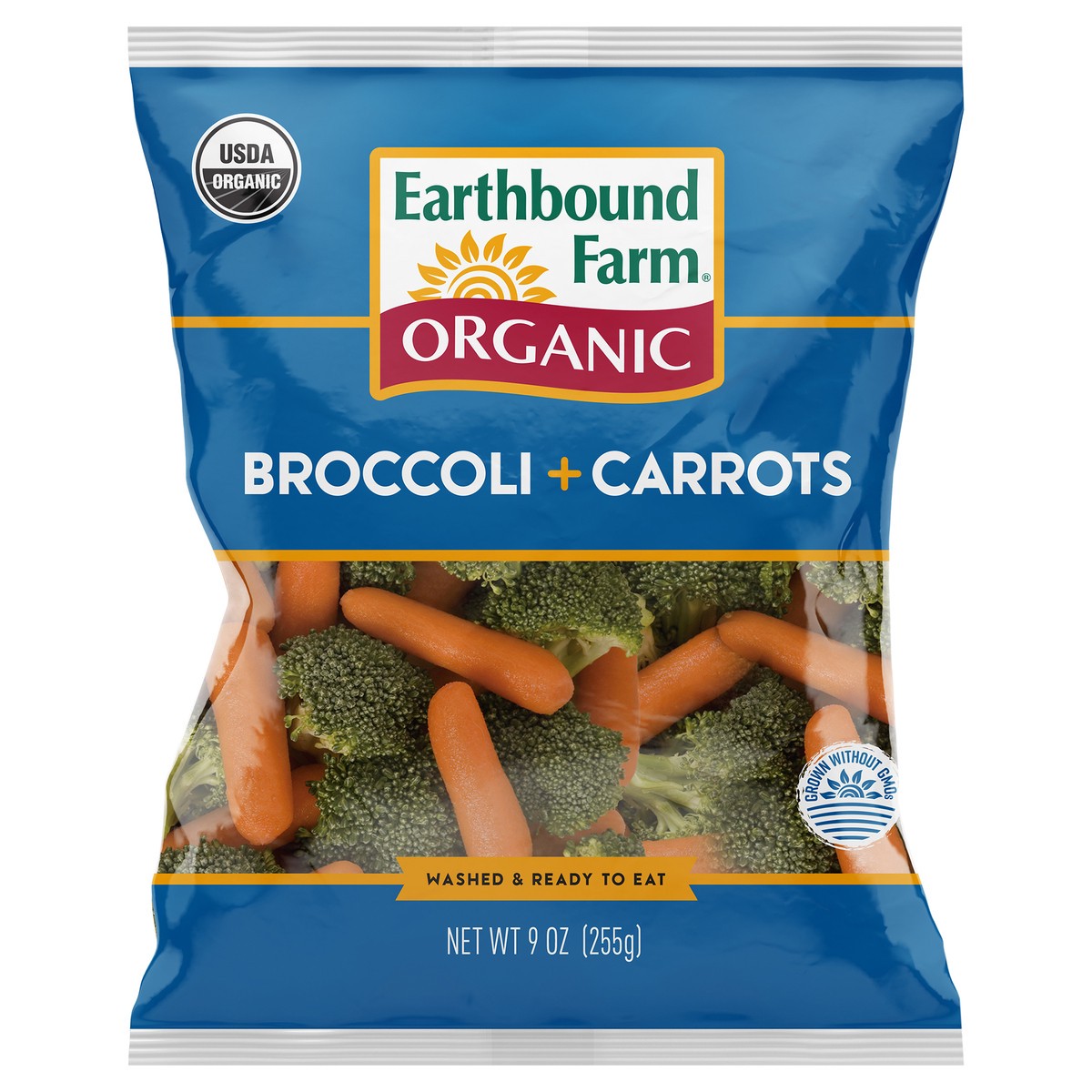 slide 6 of 6, Earthbound Farm Organic Broccoli + Carrot, 9 oz