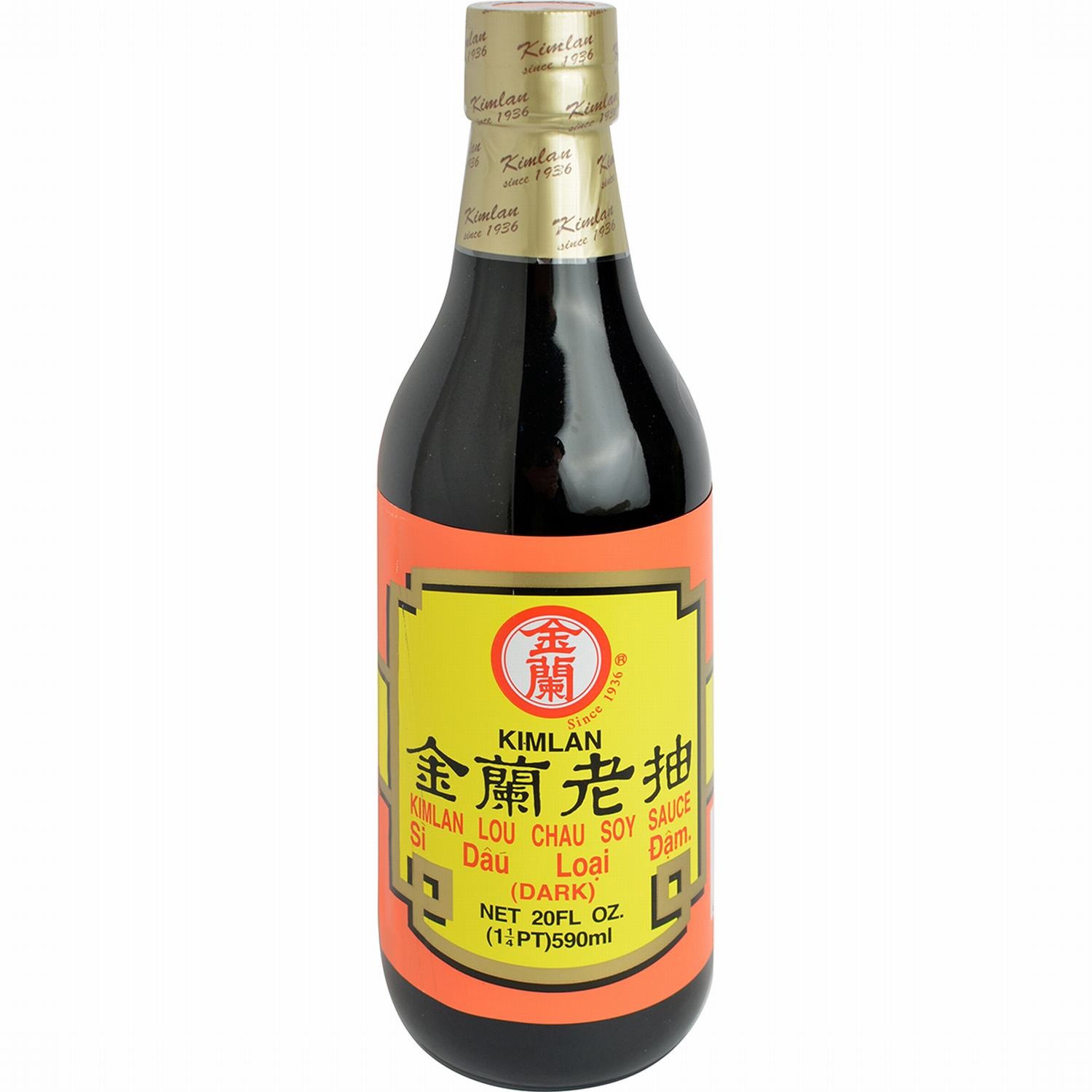 slide 1 of 1, Kimlan Lou Chau Dark Soy Sauce, 20 fl oz