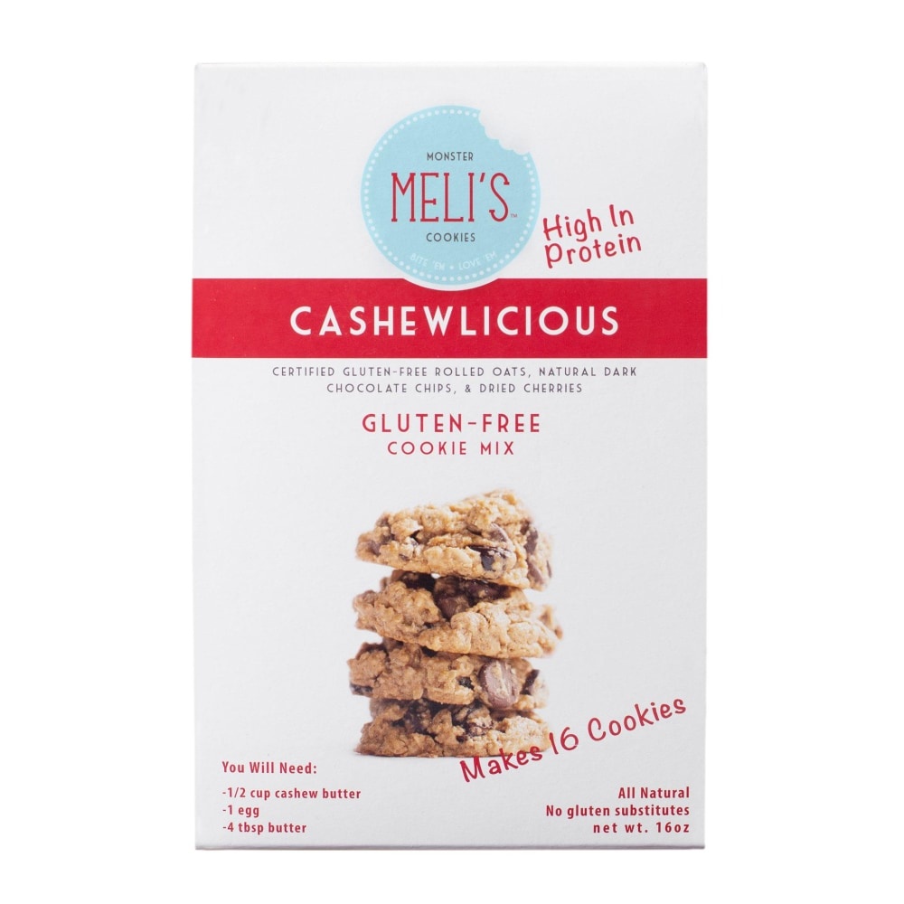 slide 1 of 1, Meli's Monster Cookies Cashewlicious Gluten Free Mix, 16 oz