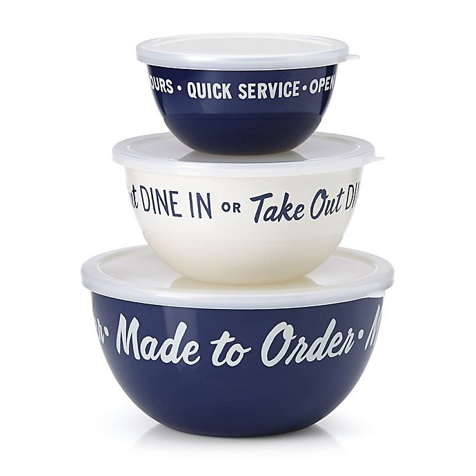 slide 1 of 1, Kate Spade New York All - Good Taste Order's Up Serve and Store Bowl Set, 3 ct