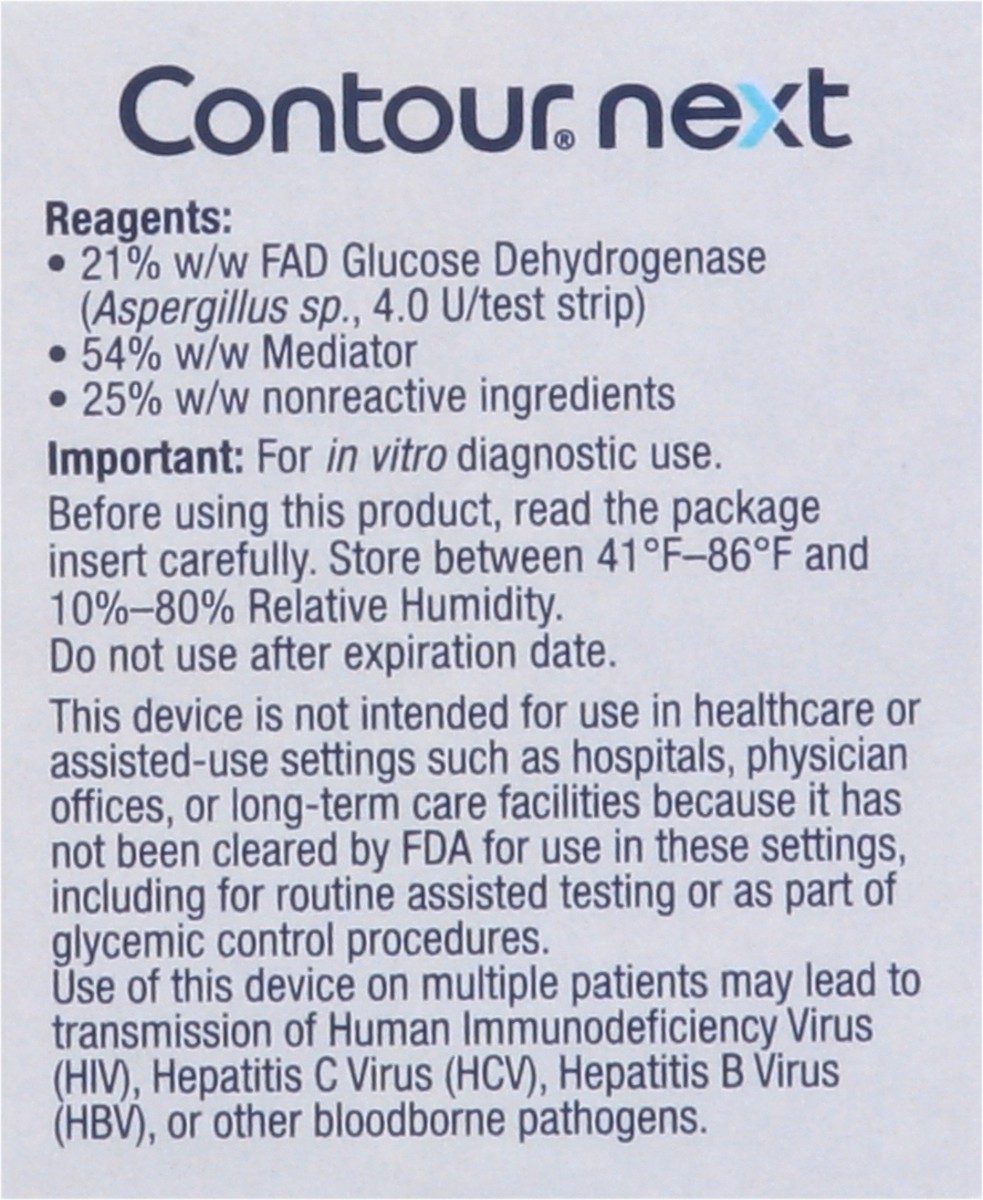 slide 6 of 9, Contour Next Blood Glucose Test Strips Value Pack 35 ea, 35 ct