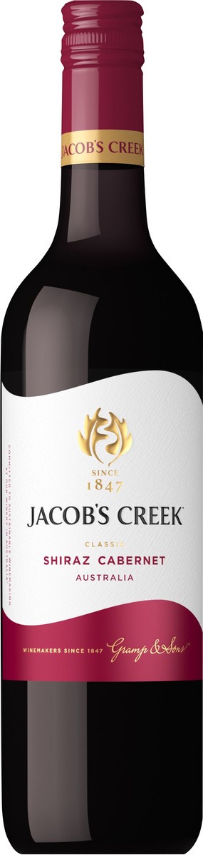 slide 1 of 1, Jacob's Creek Jacobs Creek Classic Shiraz Cabernet 750mL Bottle, 750 ml