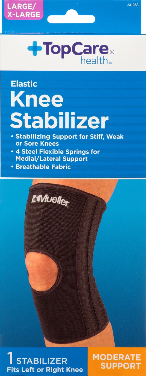 slide 7 of 9, TopCare Health Knee Stabilizer 1 ea, 1 ct