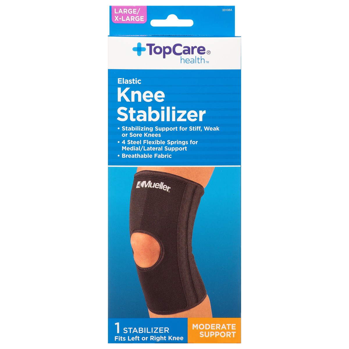 slide 9 of 9, TopCare Health Knee Stabilizer 1 ea, 1 ct