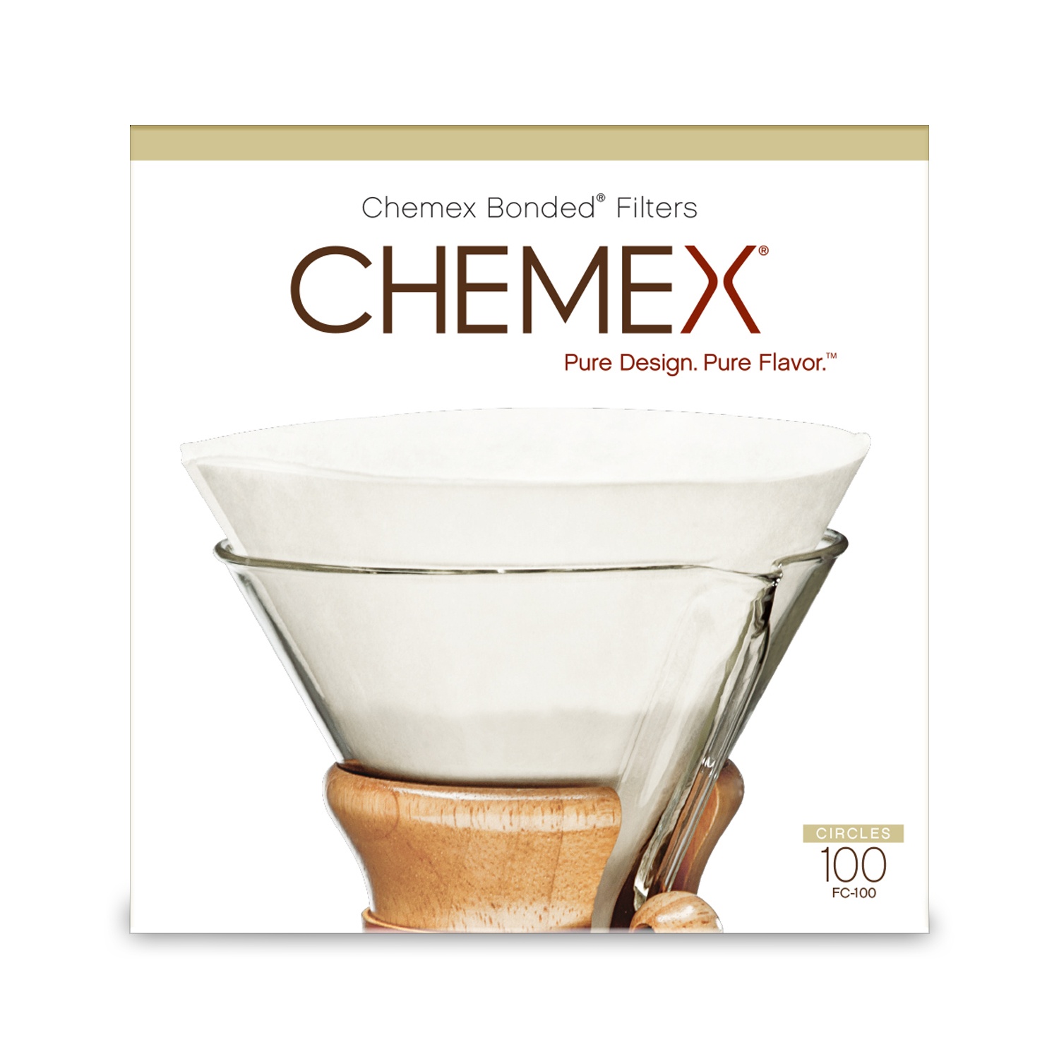 slide 1 of 4, Chemex Filters 100 ea, 100 ct