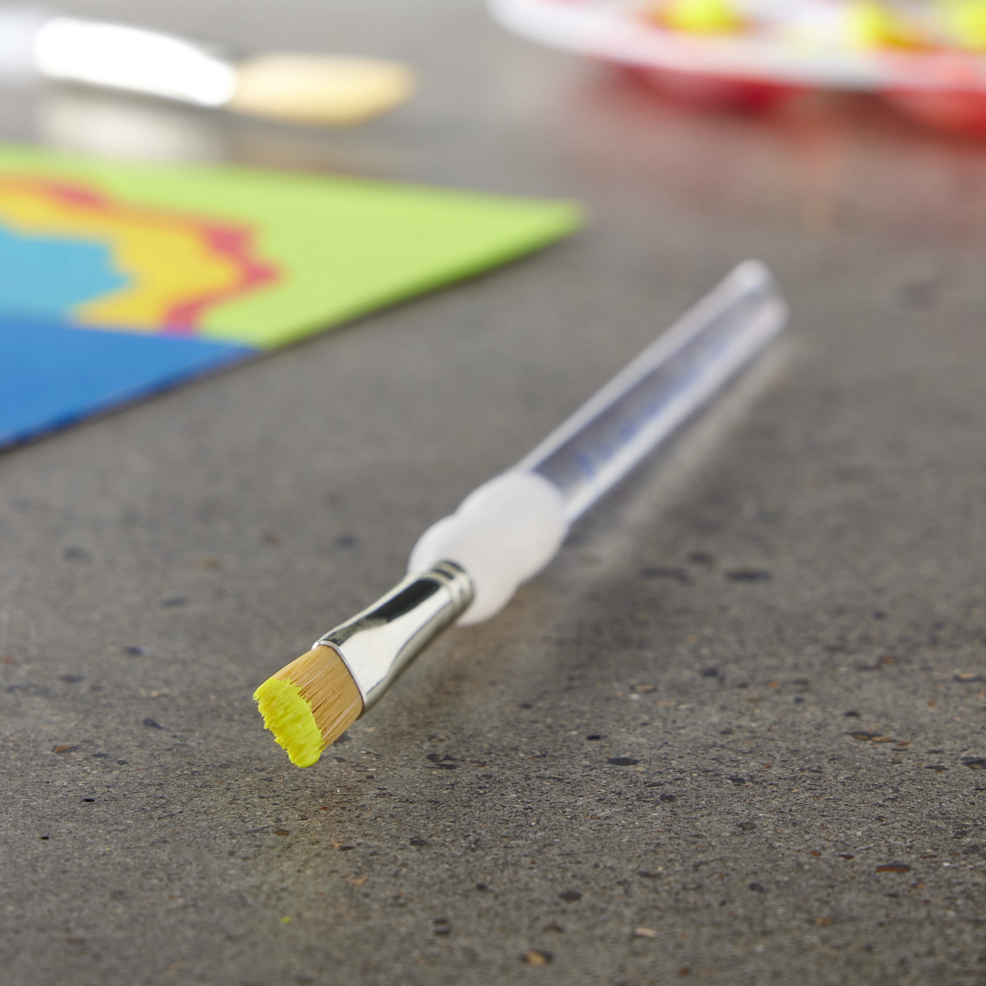 slide 2 of 2, Royal & Langnickel Soft-Grip One Stroke Brush, 1/4 in