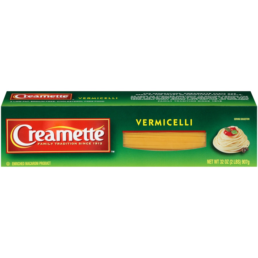 slide 1 of 1, Creamette Vermicelli Pasta, 32 oz