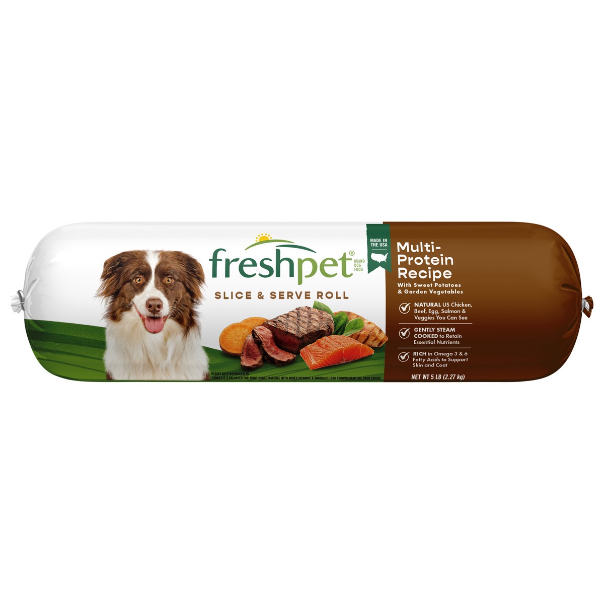 slide 3 of 4, Freshpet Healthy & Natural Dog Food, Fresh Multi Protein Roll, 5 lb