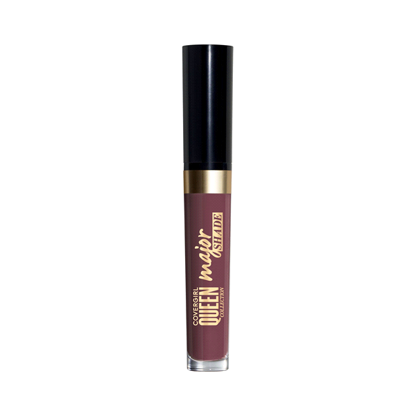 slide 1 of 1, Covergirl Queen Collection Major Shade Matte Liquid Lipstick, Rebel), 0.12 fl oz