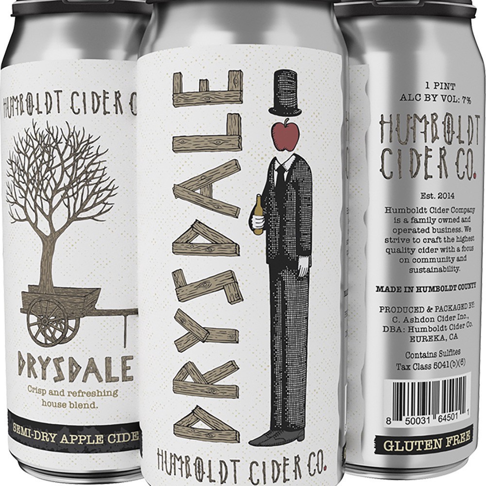 slide 1 of 1, Humboldt Cider Company Humboldt Drysdale Cider, 4 ct; 16 oz