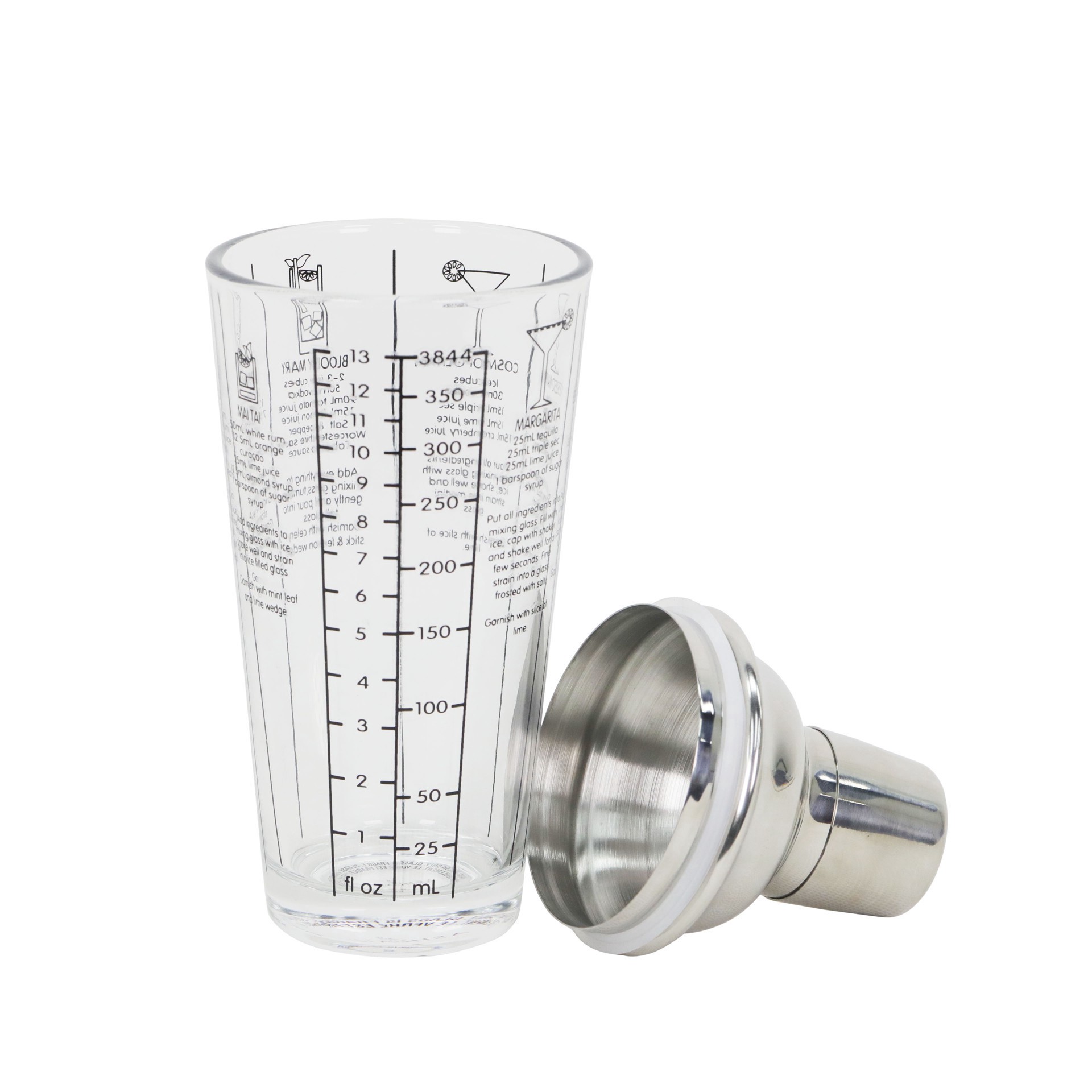 slide 3 of 4, 13oz. Glass Cocktail Shaker By Ashland, 13 oz