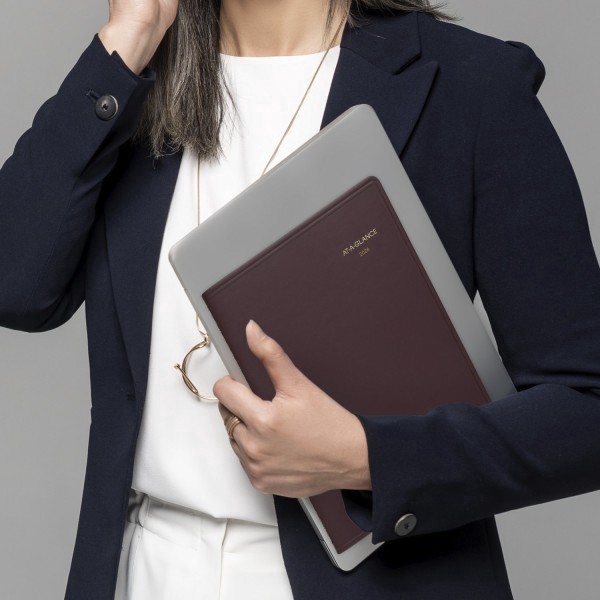 slide 4 of 8, AT-A-GLANCE® 2026 Weekly Appointment Book Planner, Winestone, Large, 8 1/4"" x 11"", 1 ct