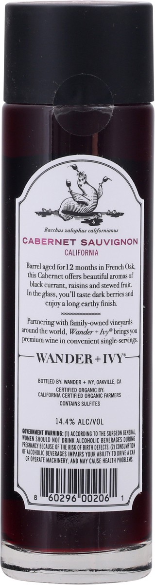 slide 9 of 11, Wander + Ivy California Cabernet Sauvignon 187 ml, 187 ml