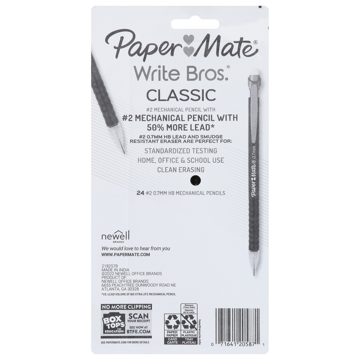 slide 6 of 13, Paper Mate Write Bros HB Lead Mechanical Pencils 24 ea, 24 ct