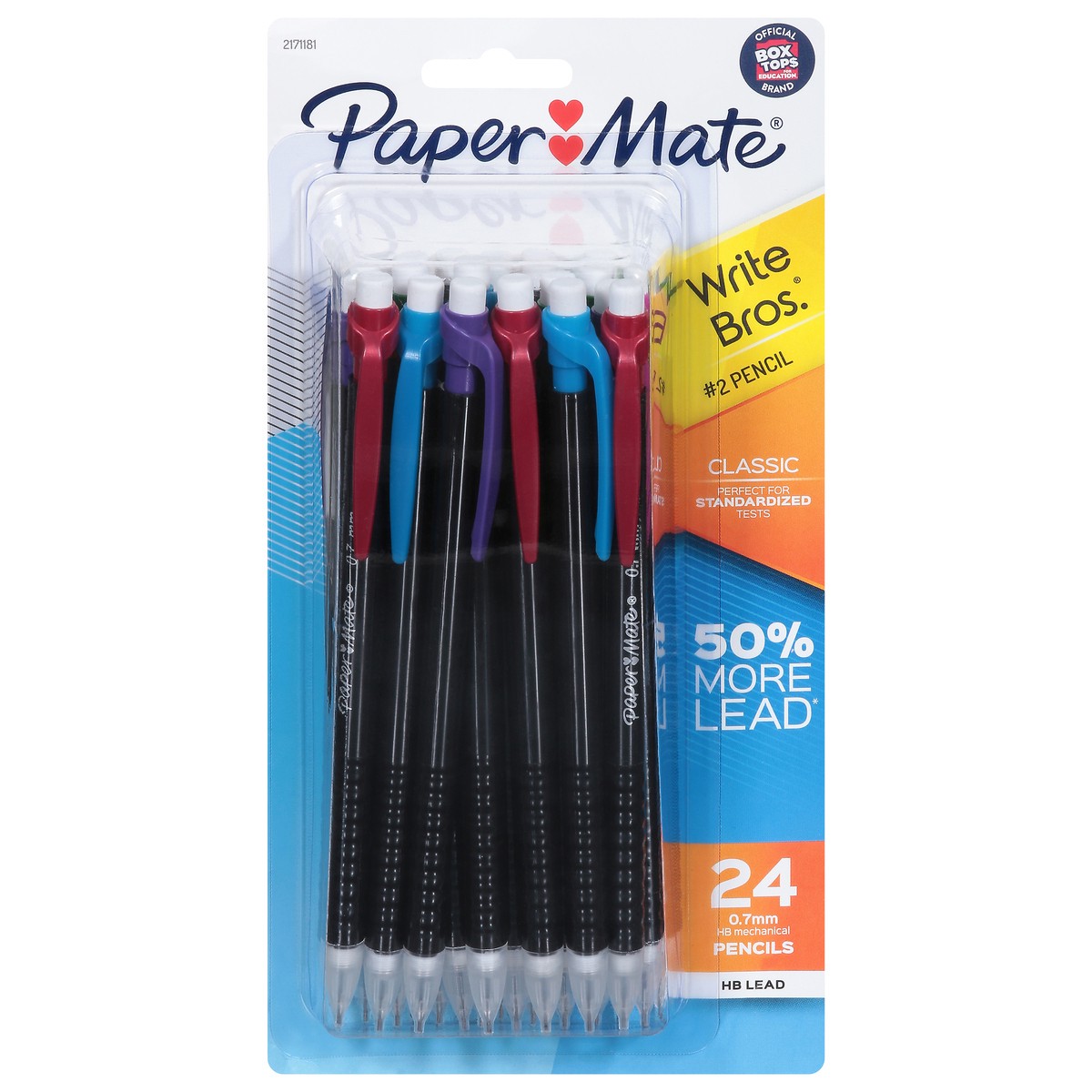 slide 13 of 13, Paper Mate Write Bros HB Lead Mechanical Pencils 24 ea, 24 ct