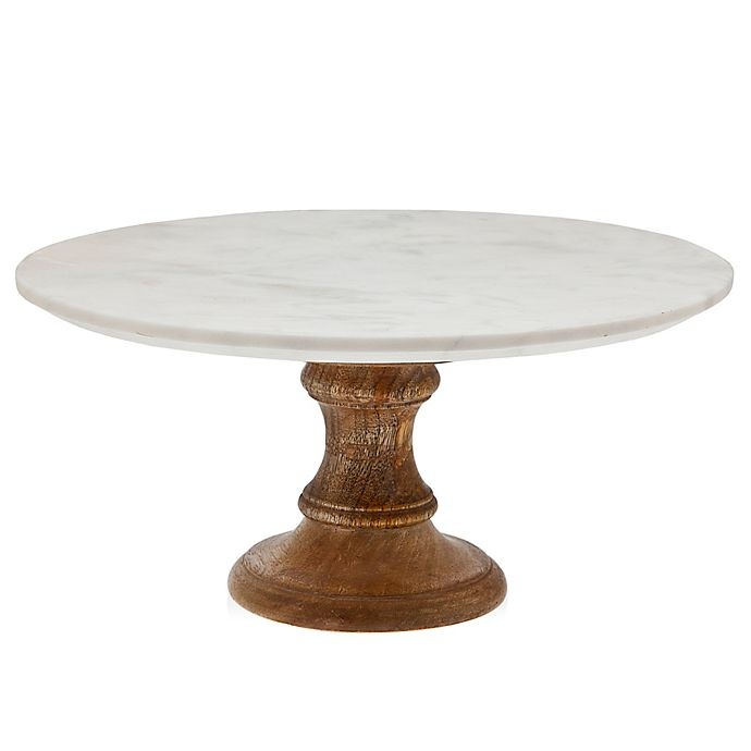 slide 1 of 1, Godinger Marble Cake Stand, 1 ct