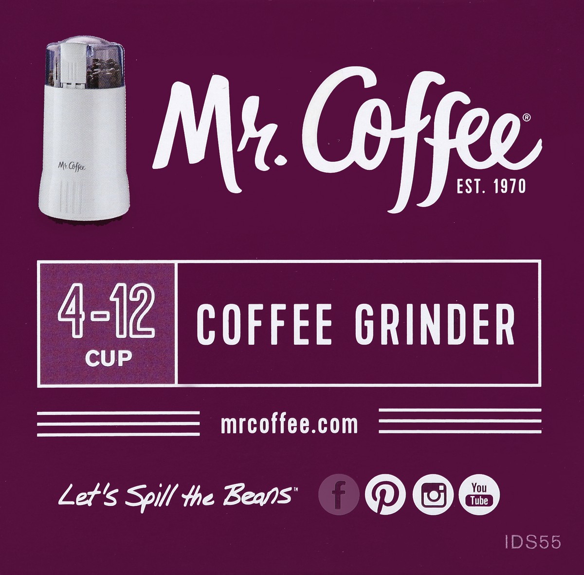 slide 2 of 4, Mr. Coffee Coffee Grinder 1 ea, 1 ea