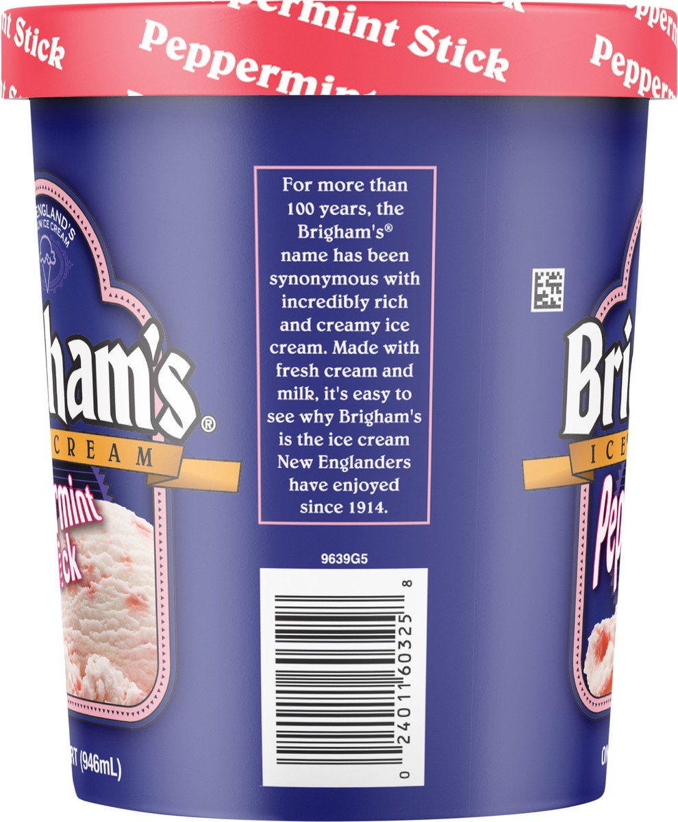 slide 3 of 9, Brigham's Brighams Peppermint Stick, 1 qt