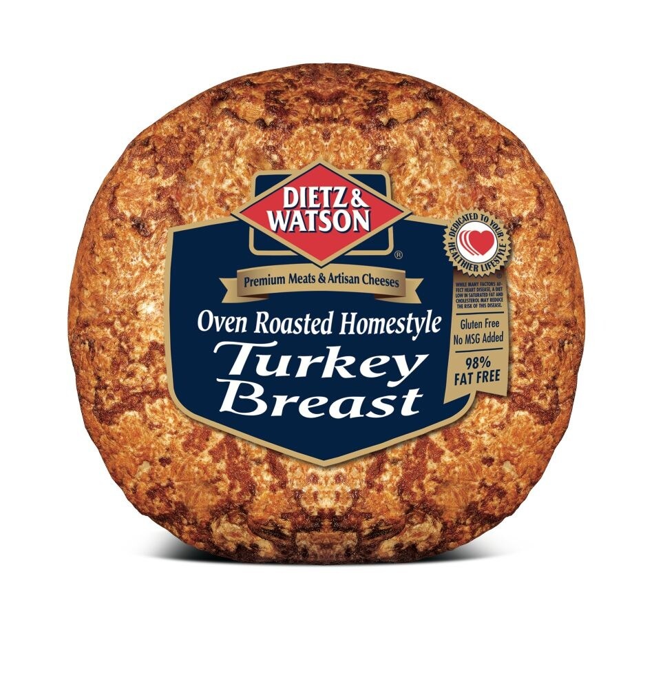 slide 1 of 1, Dietz & Watson Dietz Watson Sliced Oven Roasted Homestyle Turkey Breast, per lb
