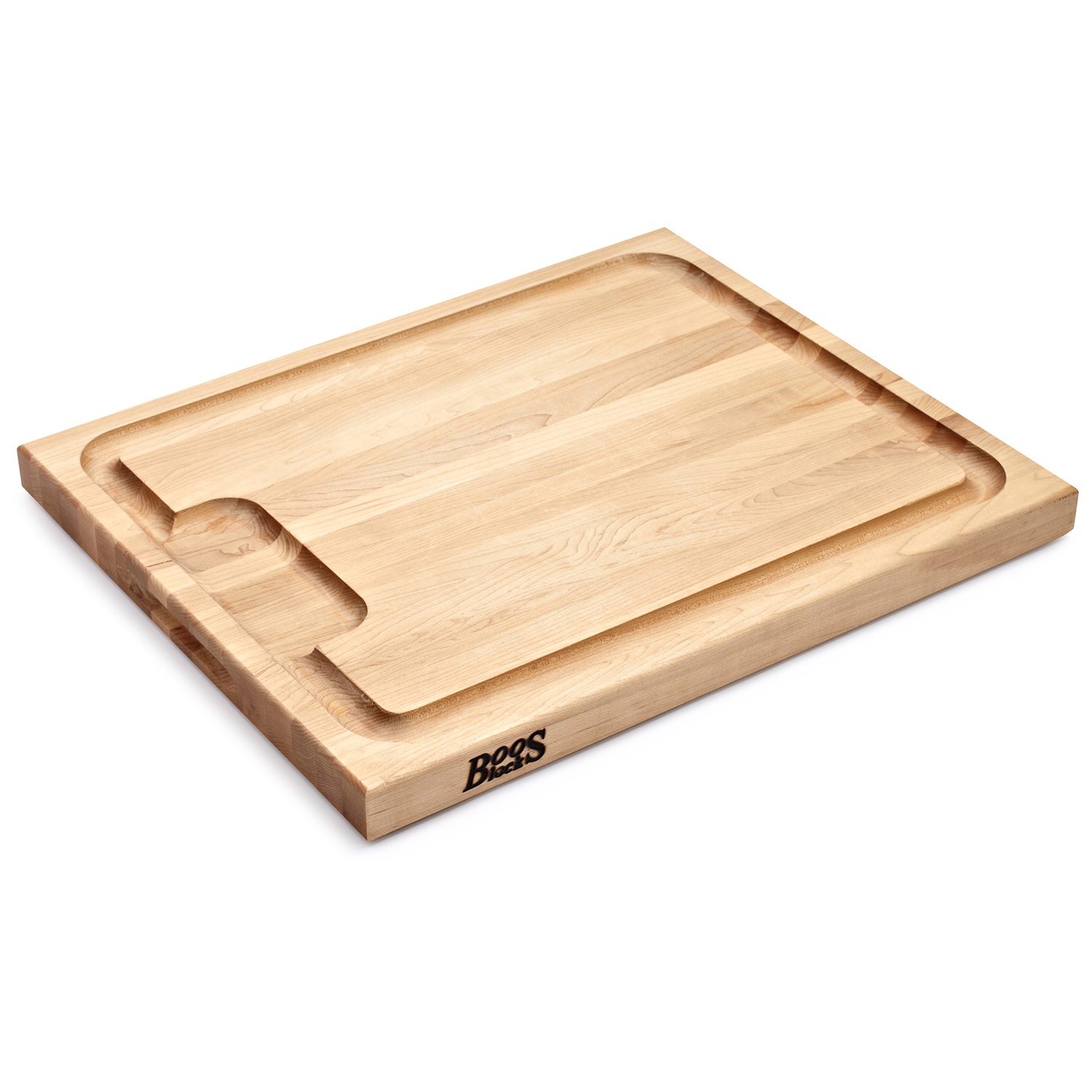 slide 1 of 1, John Boos & Co. Maple Grooved Cutting Board, 21 in x 17 in x 1.5 in