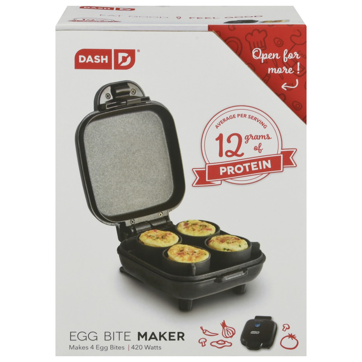 slide 3 of 9, Dash Egg Bite Maker 1 ea Box, 1 ct