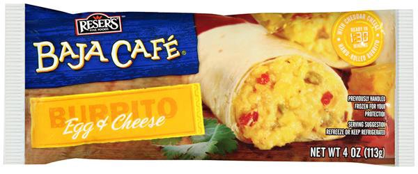 slide 1 of 1, Baja Cafe Egg/Cheese Burrito, 1 ct