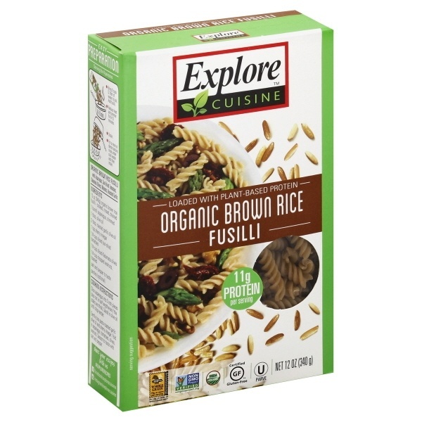 slide 1 of 1, Explore Cuisine Fusilli, Organic, Brown Rice, 12 oz