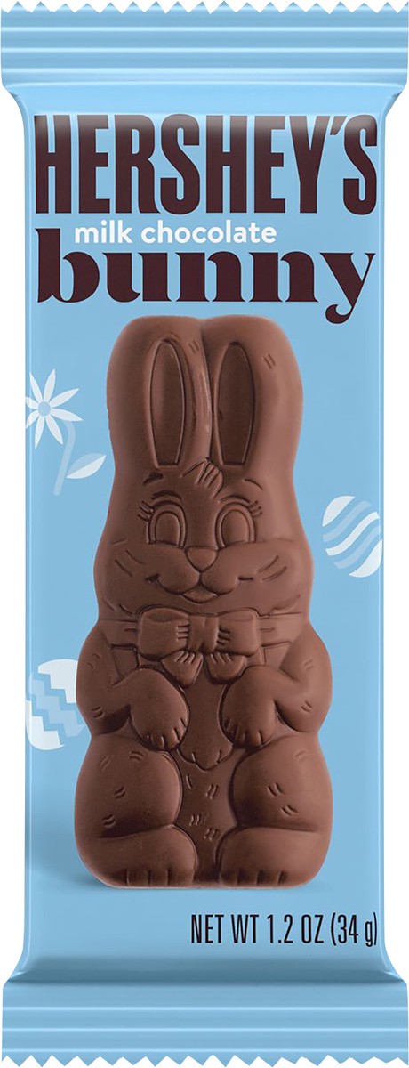 slide 4 of 7, Hershey's Milk Chocolate Bunny Candy, 1.2 oz, Bar, 1.2 oz