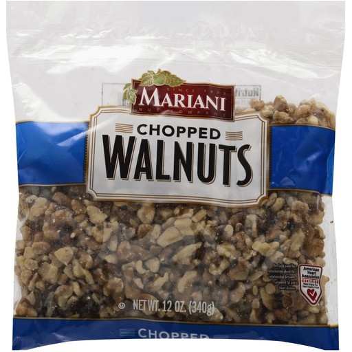 slide 1 of 1, Mariani Nut Company Chopped Walnuts, 12 oz