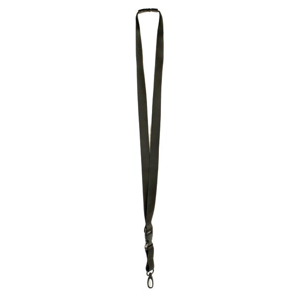 slide 2 of 2, MyID Lanyard, 26"", Black Print, 1 ct