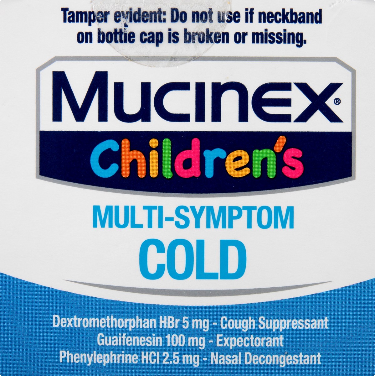 slide 6 of 9, Mucinex Children's MultiSymptom Cold Cough Suppressant Very Berry Liquid Age 4+, 6.8 fl oz