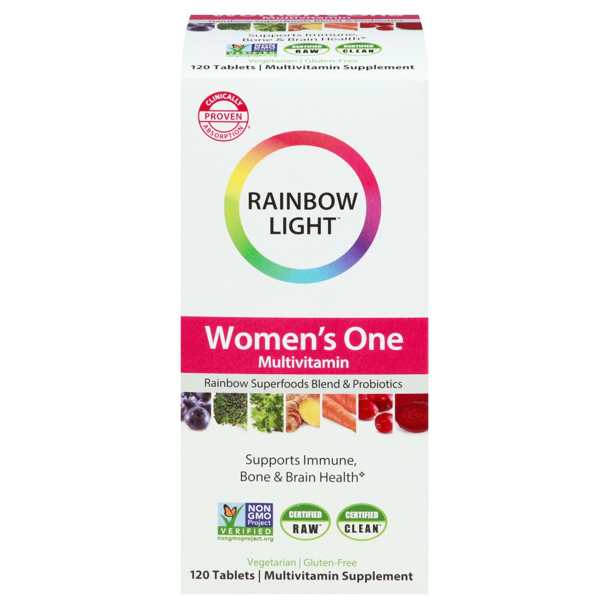 slide 1 of 111, Rainbow Light Tablets Women's One Multivitamin 120 ea, 120 ct