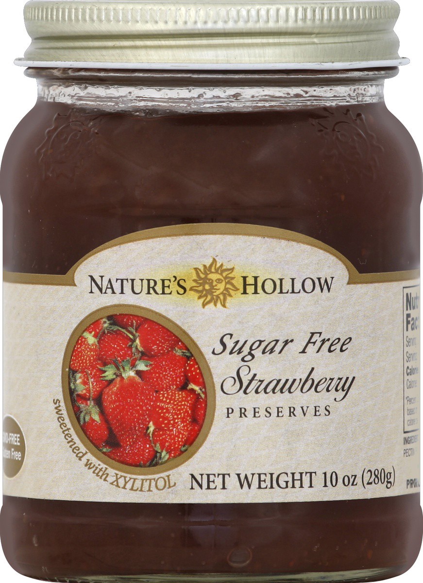 slide 2 of 2, Nature's Hollow Sugar Free Strawberry Jam, 10 oz