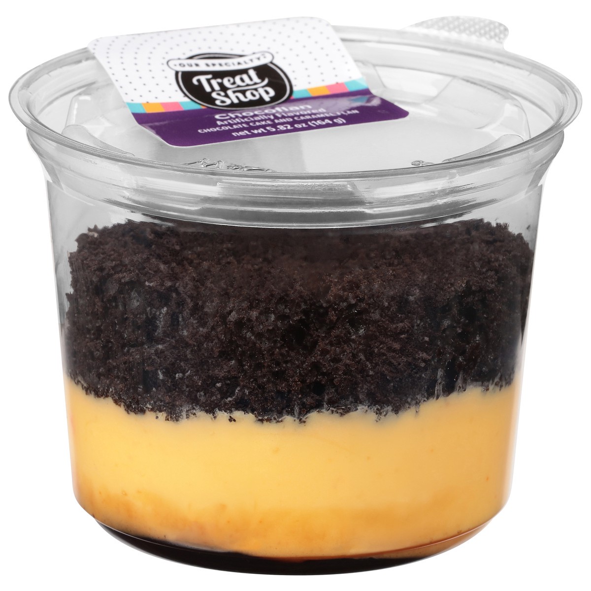 slide 4 of 13, Our Specialty Treat Shop Chocolate Cake and Caramel Chocoflan 5.82 oz, 5.82 oz