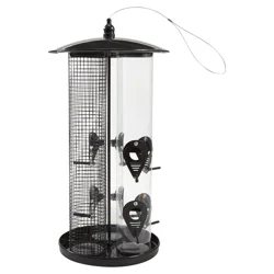 Meijer Wild Bird Feeder, Triple Tube, 1 Ct