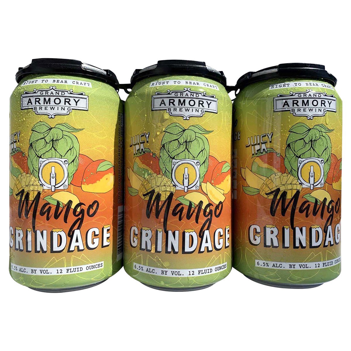 slide 1 of 5, Grand Armory Brewing Mango Grindag, 6 ct; 12 oz